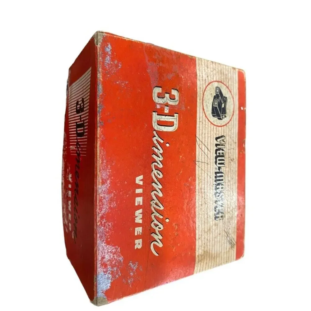 Sawyer's Vintage Model E ViewMaster With Box Six Reels Circus Tarzan